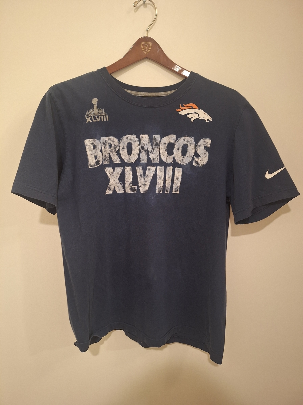 Nike Denver Broncos XLVIII Navy T-Shirt
